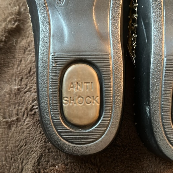 NWOB LA PLUME Paola Gold Slide Sandal Sz  7 - Picture 11 of 14